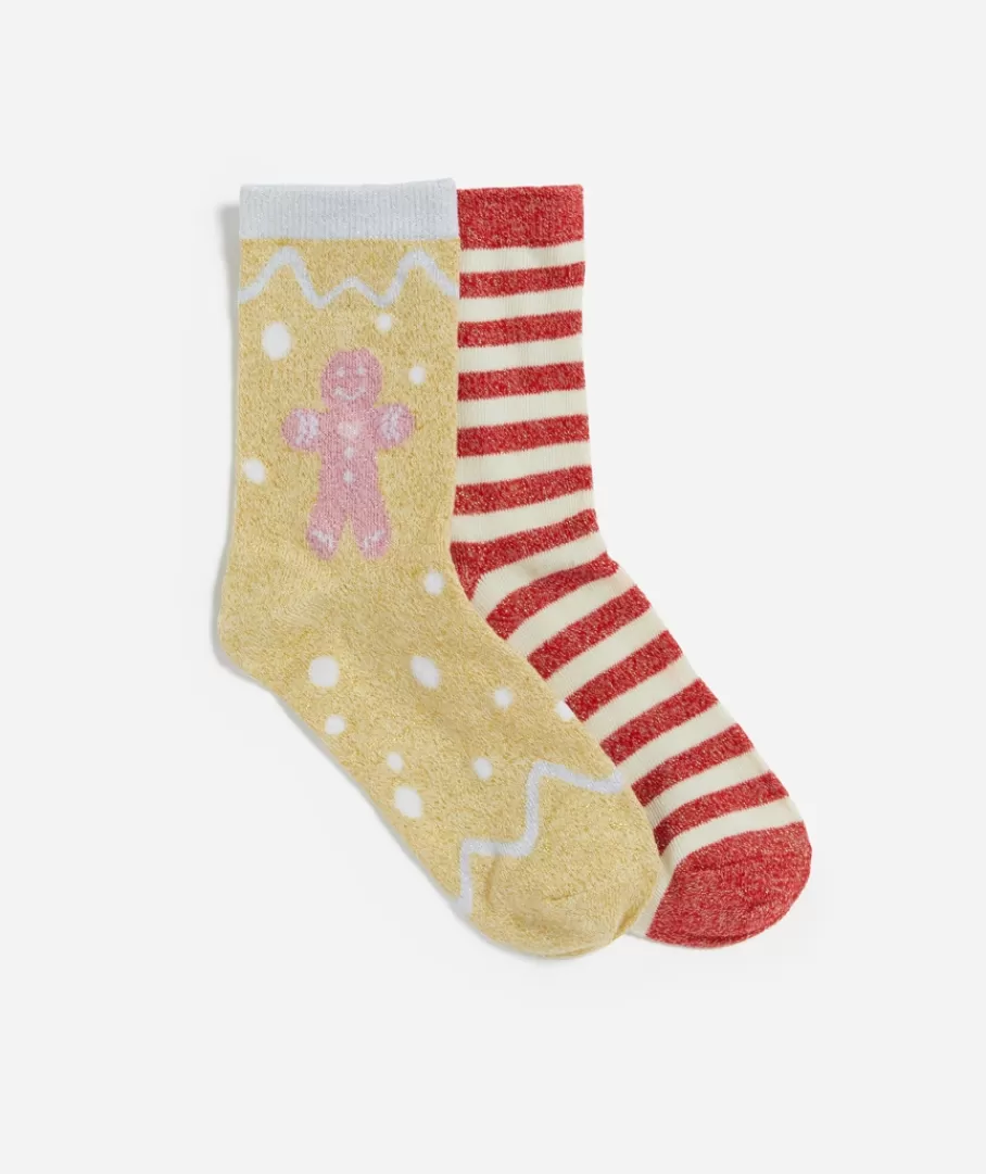 Sportsgirl Socks<2 PACK FESTIVE SOCKS