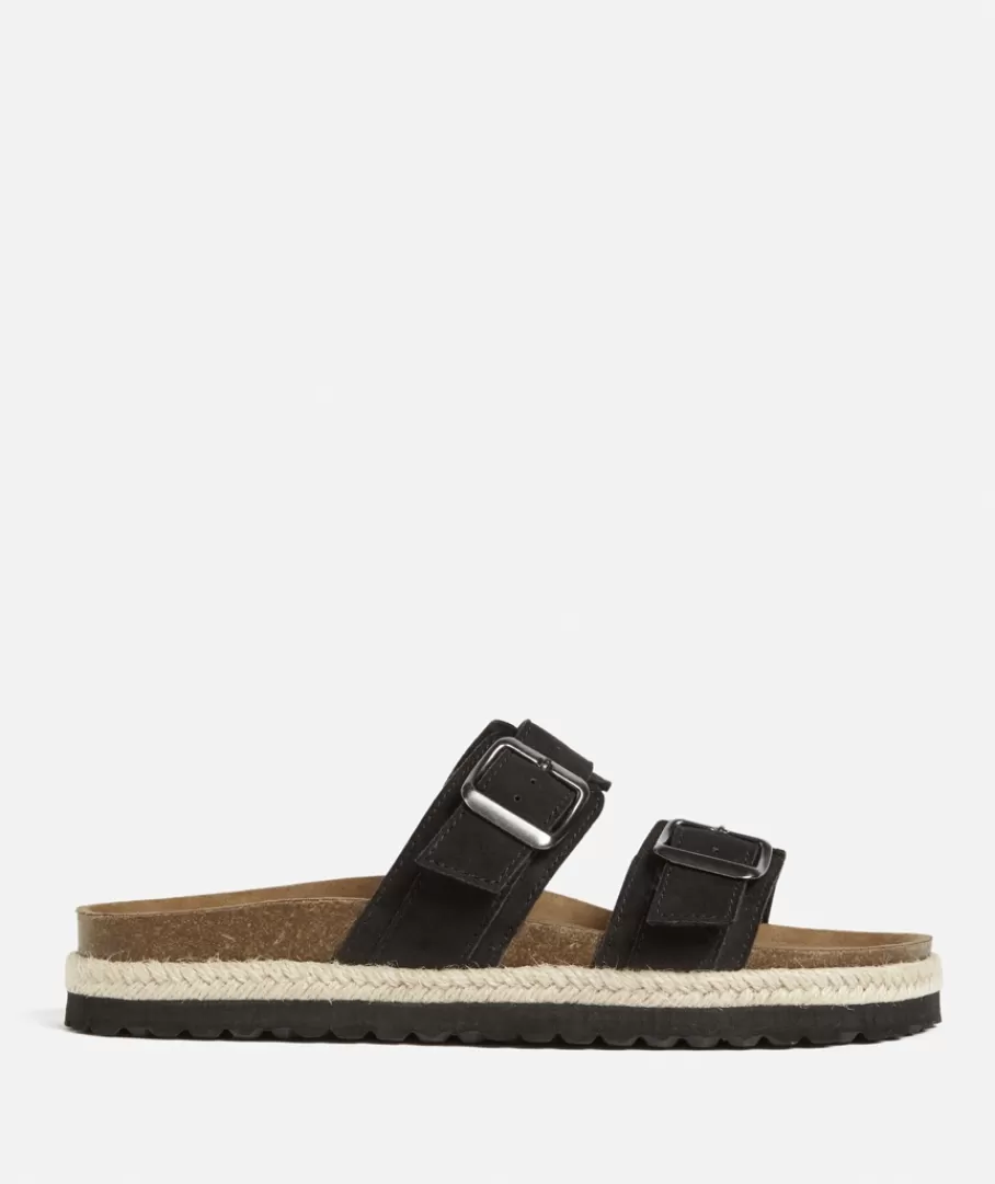 Sportsgirl Shoes | Slides & Sandals<ALLY DOUBLE BUCKLE SLIDE -