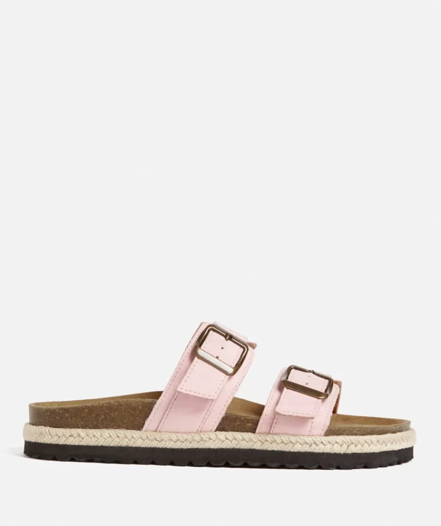 Sportsgirl Shoes | Slides & Sandals<ALLY DOUBLE BUCKLE SLIDE -