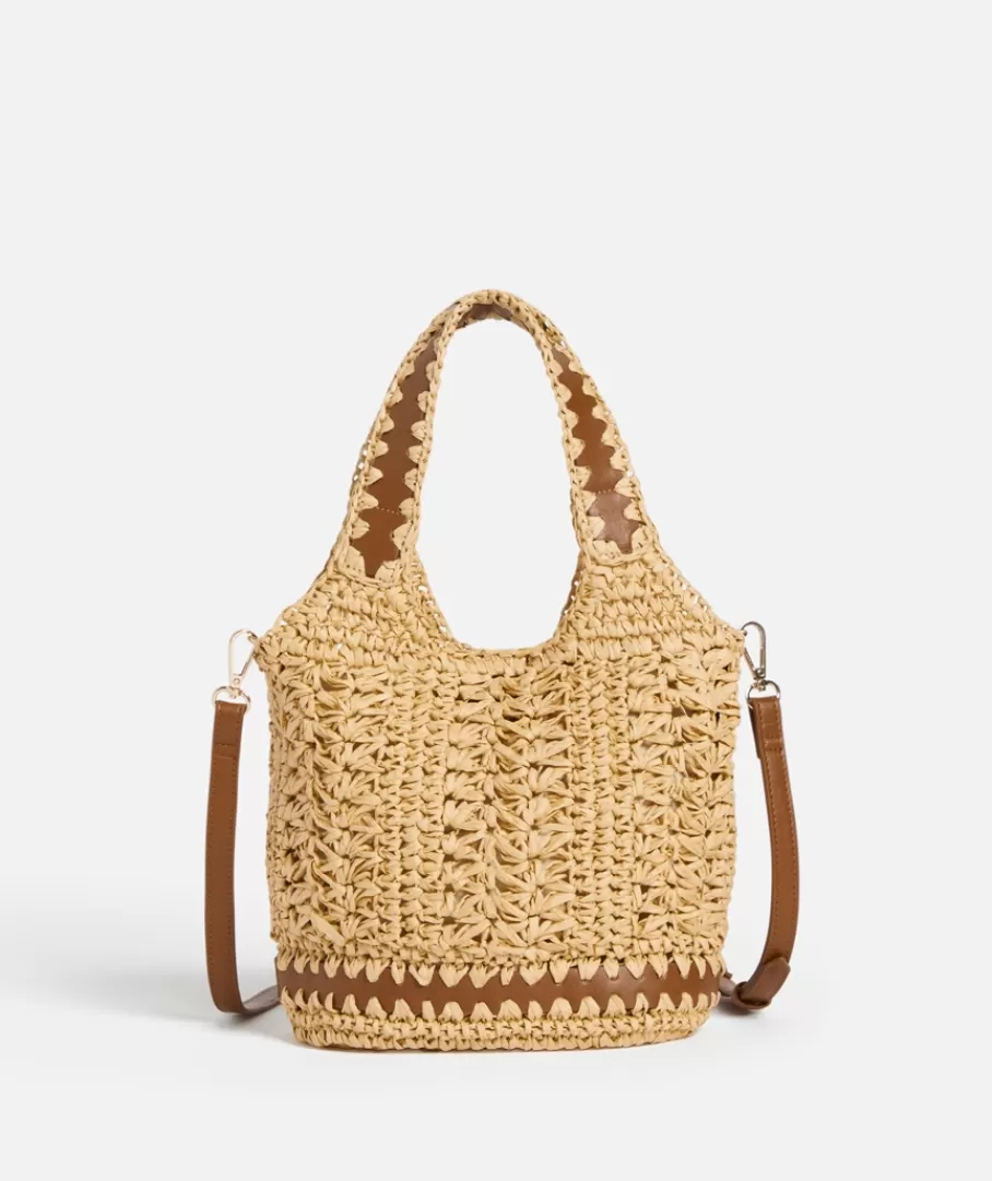 Sportsgirl Bags | Crossbody Bags<ATLAS STRAW BUCKET BAG