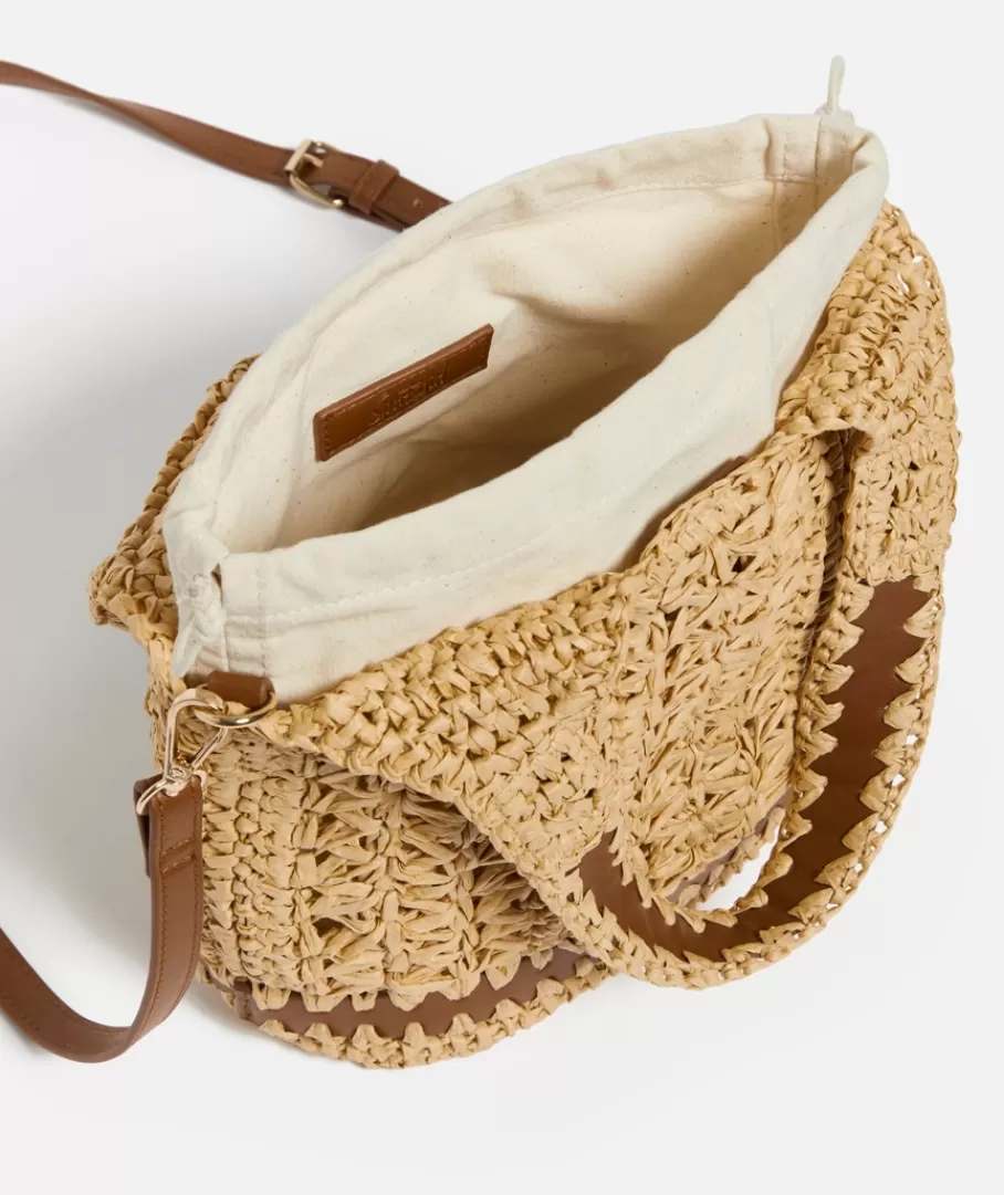 Sportsgirl Bags | Crossbody Bags<ATLAS STRAW BUCKET BAG