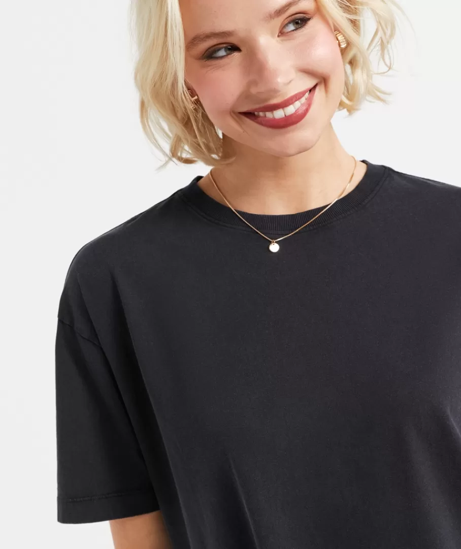 Sportsgirl Basic Tops | Basic Tops<AUSTRALIAN COTTON BOYFRIEND TSHIRT