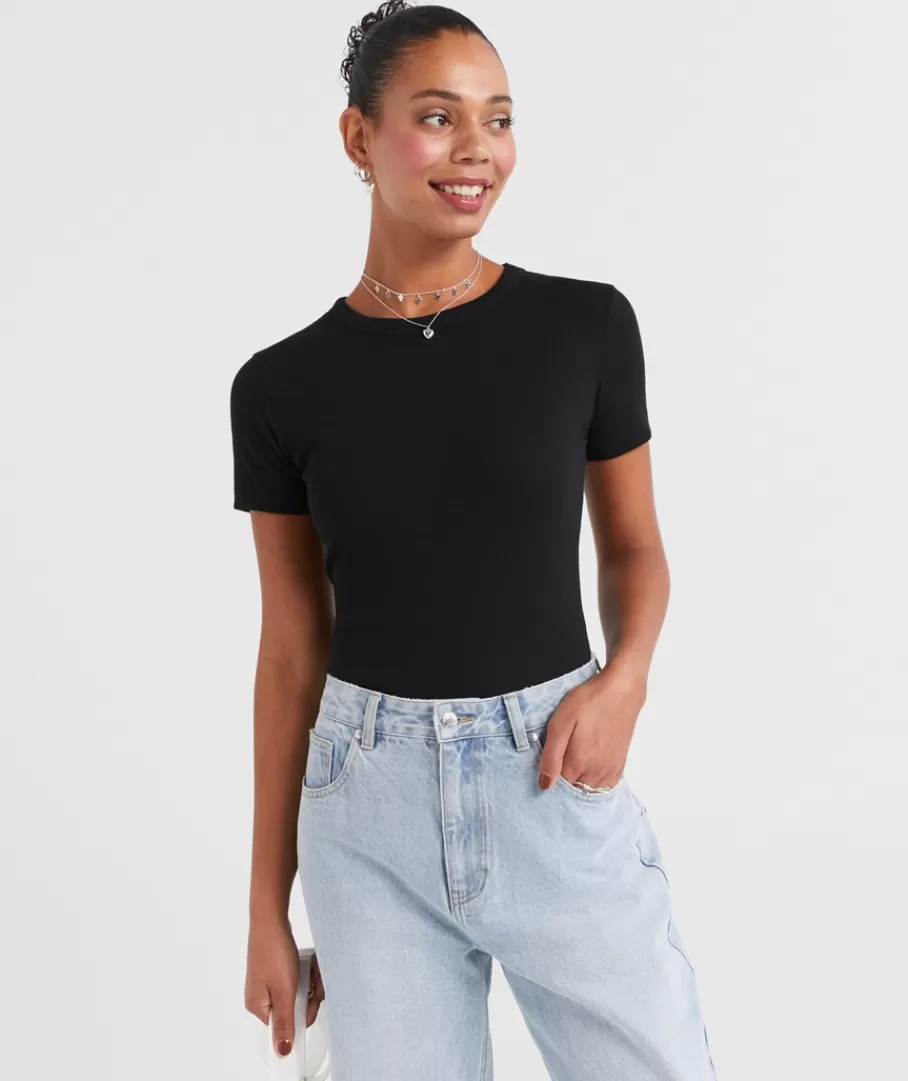 Sportsgirl T-Shirts | T-Shirts<AUSTRALIAN COTTON RIB BABY TSHIRT