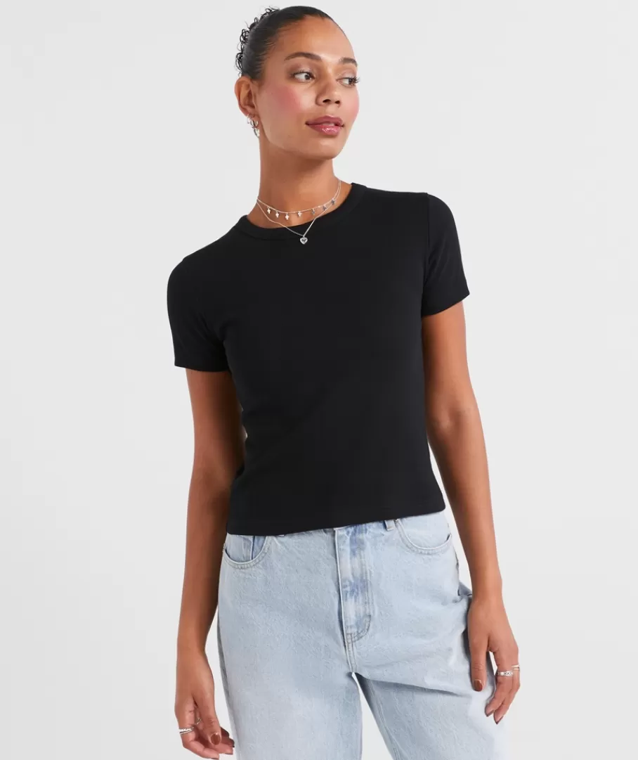 Sportsgirl T-Shirts | T-Shirts<AUSTRALIAN COTTON RIB BABY TSHIRT