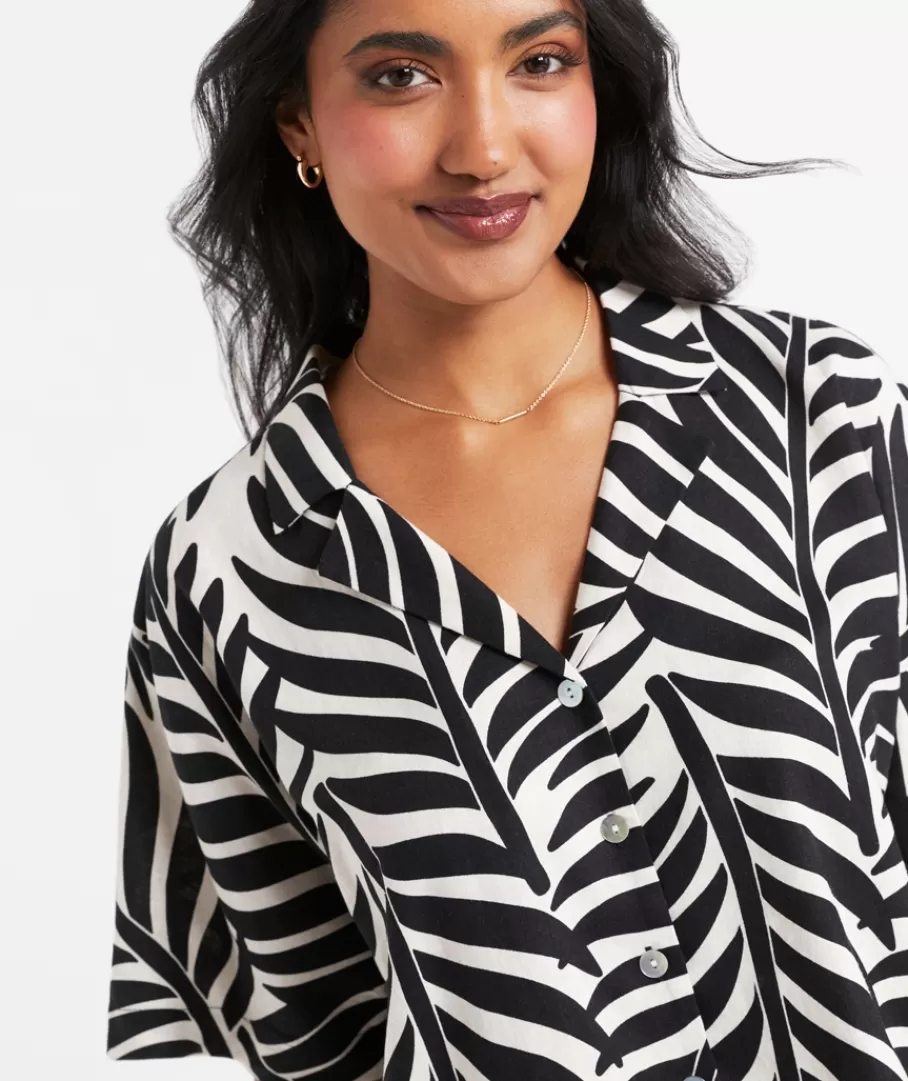 Sportsgirl Linen | Sets<AUTUMN OVERSIZED PRINTED SHIRT