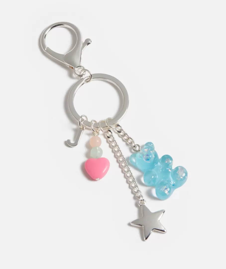 Sportsgirl Keyrings & Bag Charms< BEAR CHARM ALPHABET KEYRING