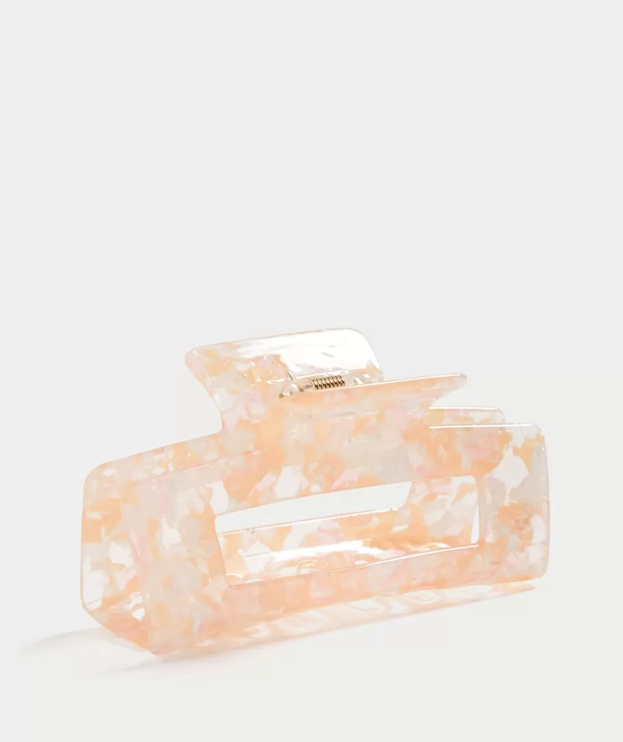 Sportsgirl Hair Accessories< MARBLE RECTANGLE HAIR CLAW