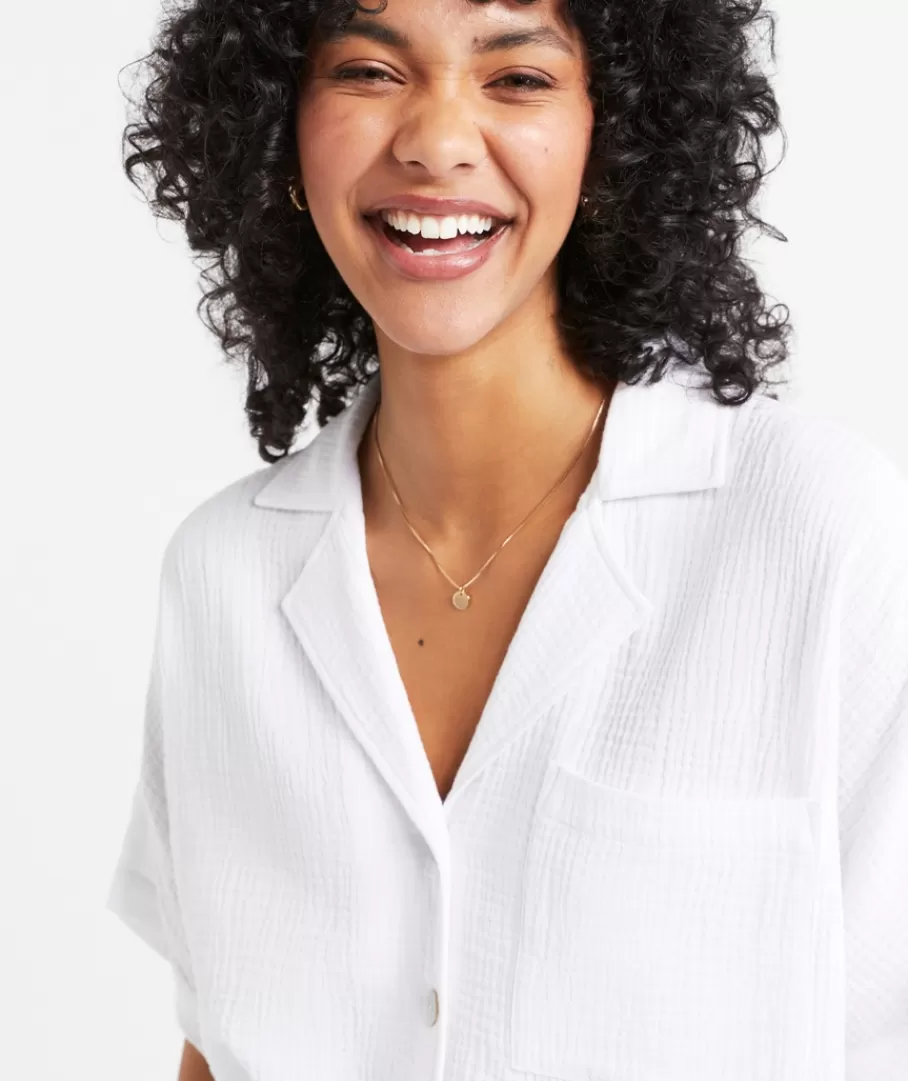 Sportsgirl Sets | Shirts & Blouses<BRONWYN COTTON MUSLIN SHIRT