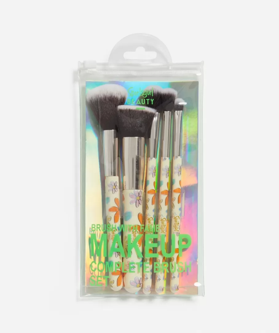 Sportsgirl Makeup Brushes & Sponges<BRUSH WITH FAME BRUSH SET - CRAYON