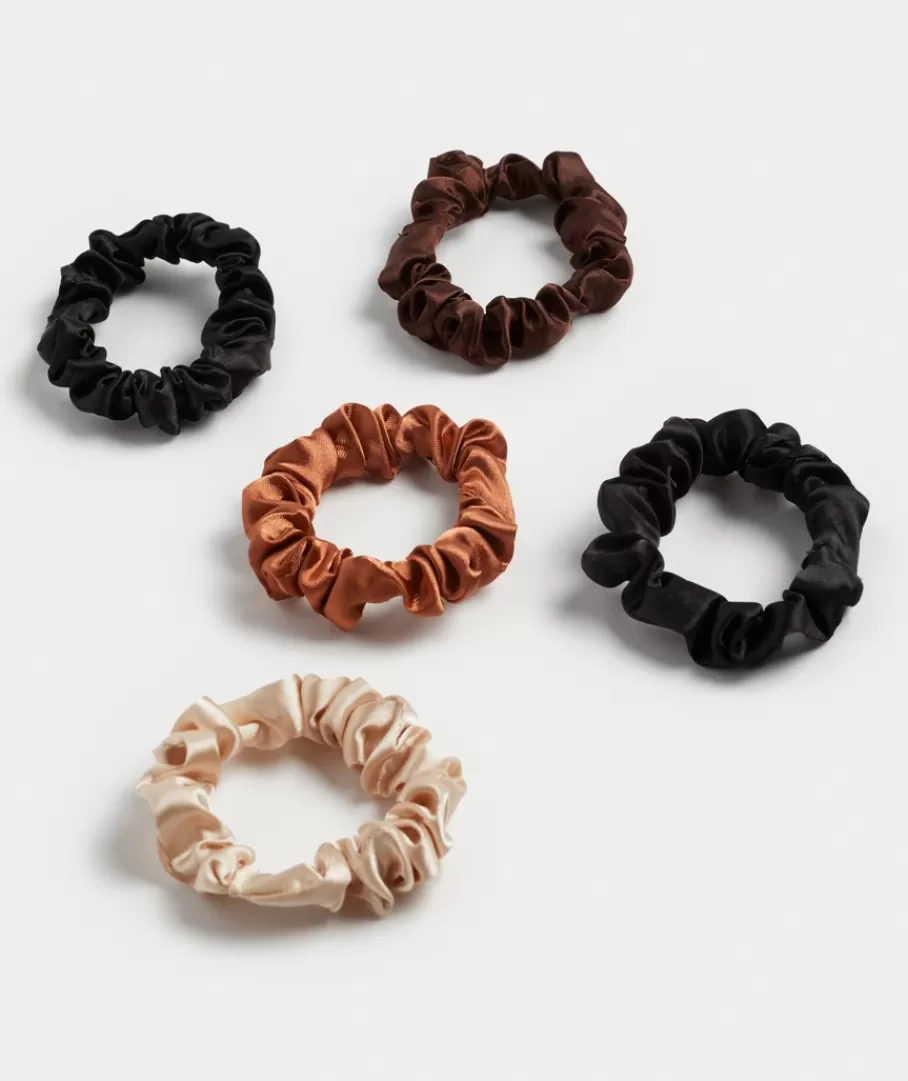 Sportsgirl Hair Accessories<CORE SATIN MINI SCRUNCHIE PACK