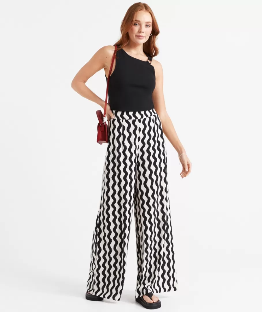 Sportsgirl Pants | Wide Leg Pants<DEB PALAZZO PANT