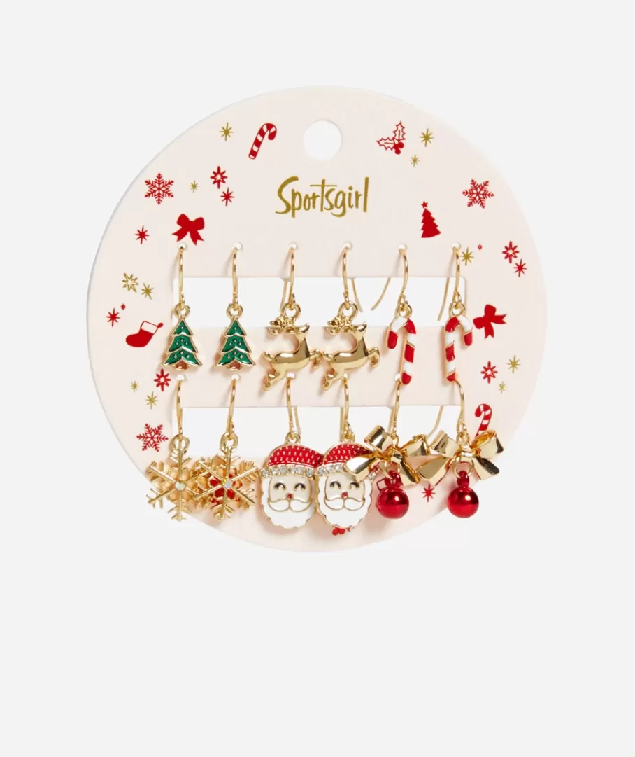 Sportsgirl Jewellery | Earrings<FESTIVE HOOK EARRING PACK