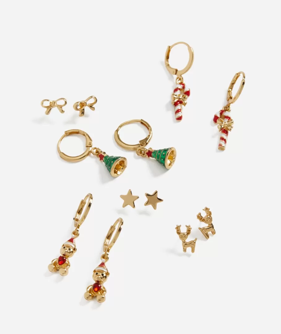 Sportsgirl Jewellery | Earrings<FESTIVE HUGGIE AND STUD EARRING PACK