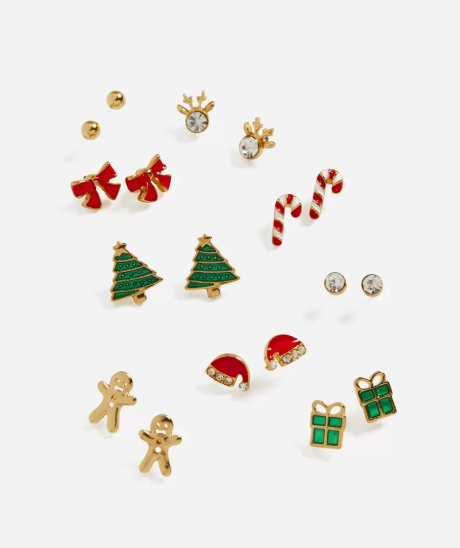 Sportsgirl Jewellery | Earrings<FESTIVE STUD EARRING PACK