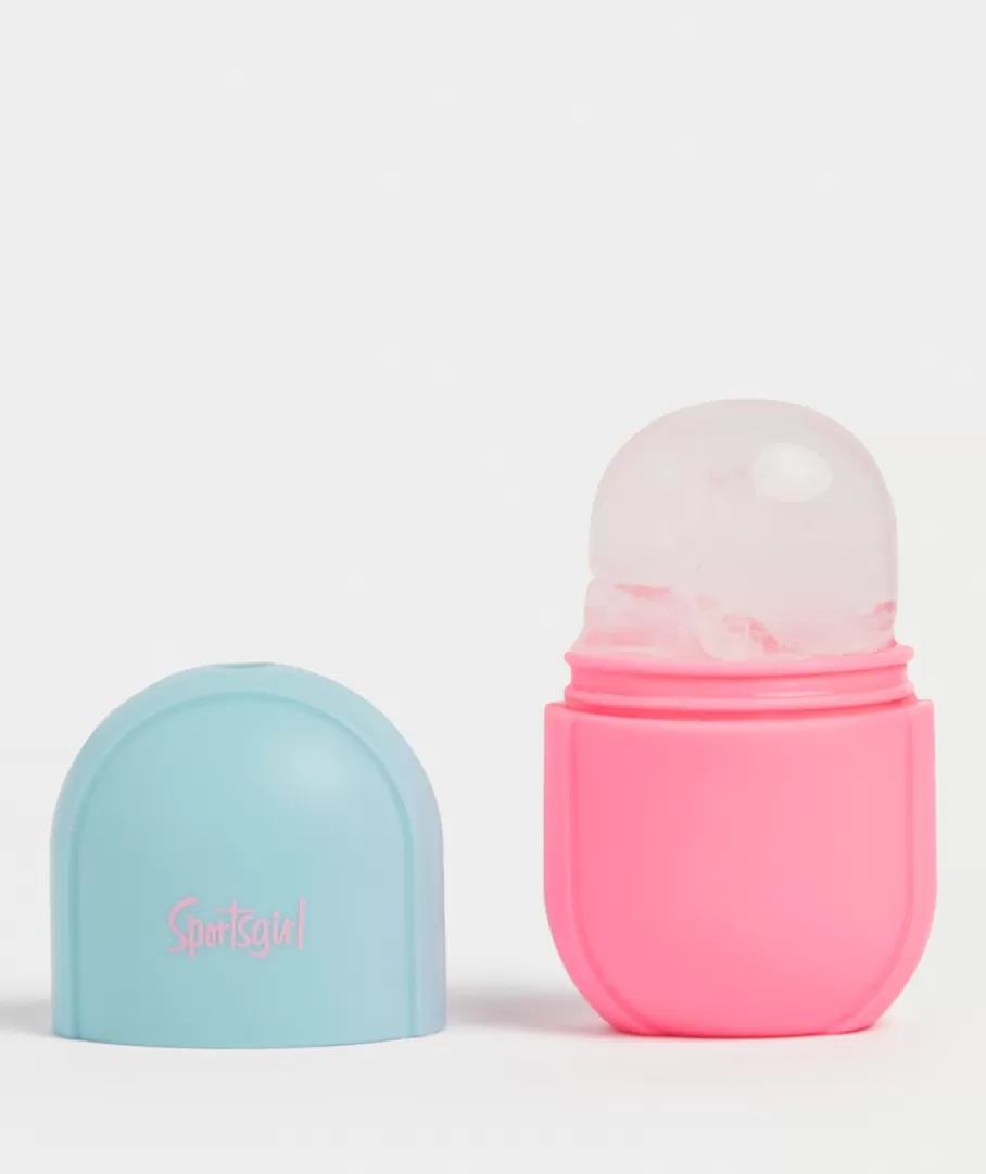 Sportsgirl Skincare Tools<FRESH FACED - ICE MOULD FACE ROLLER - PINK/BLUE