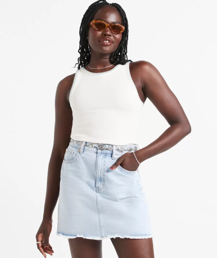 Sportsgirl Skirts | Denim Skirts<GEM DENIM MINI SKIRT