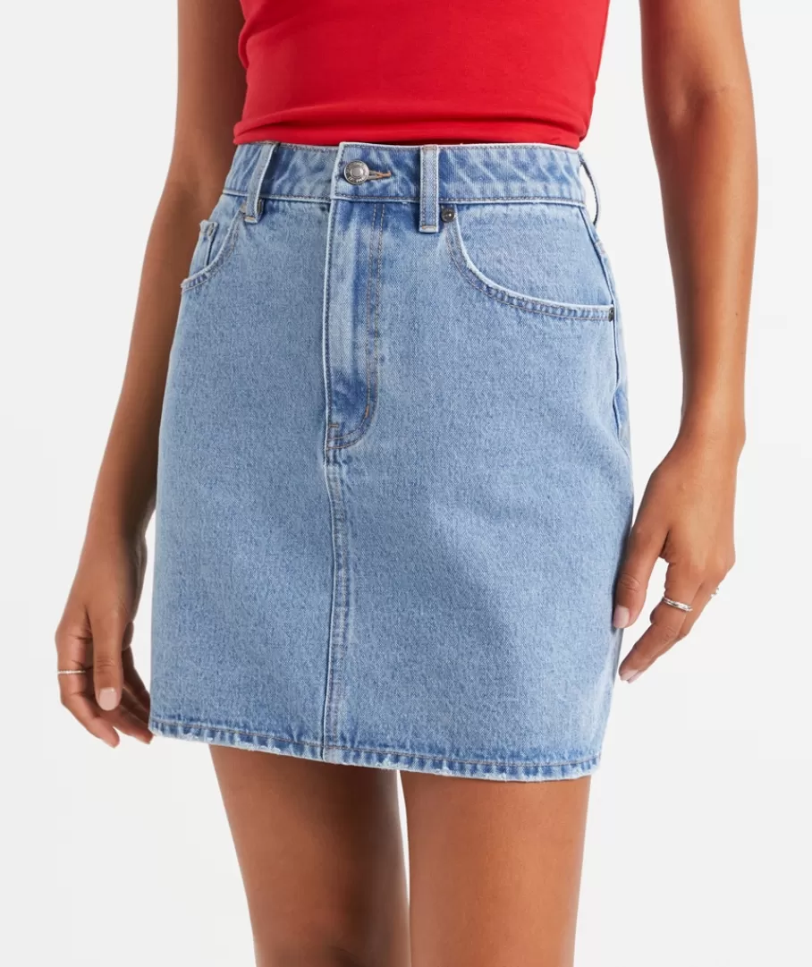 Sportsgirl Skirts | Skirts<GEM DENIM MINI SKIRT