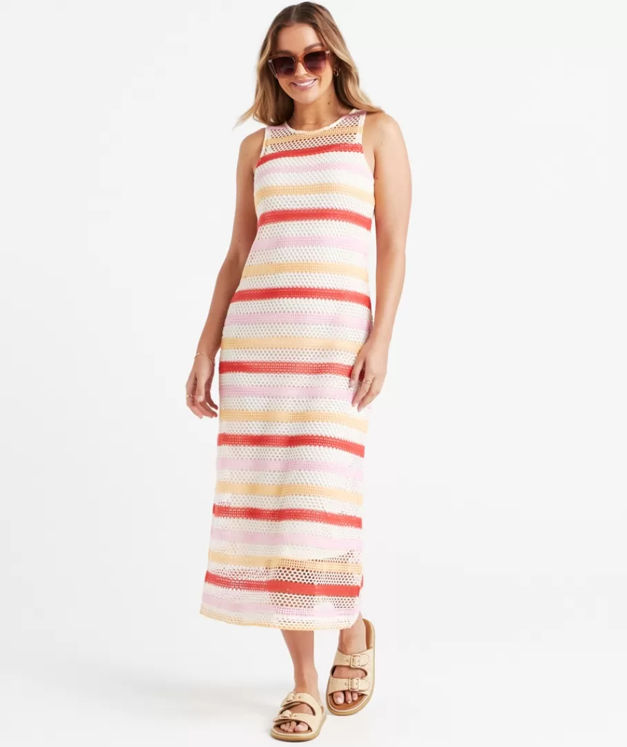 Sportsgirl Dresses | Midi & Maxi Dresses<GEMMA STRIPE MIDI DRESS