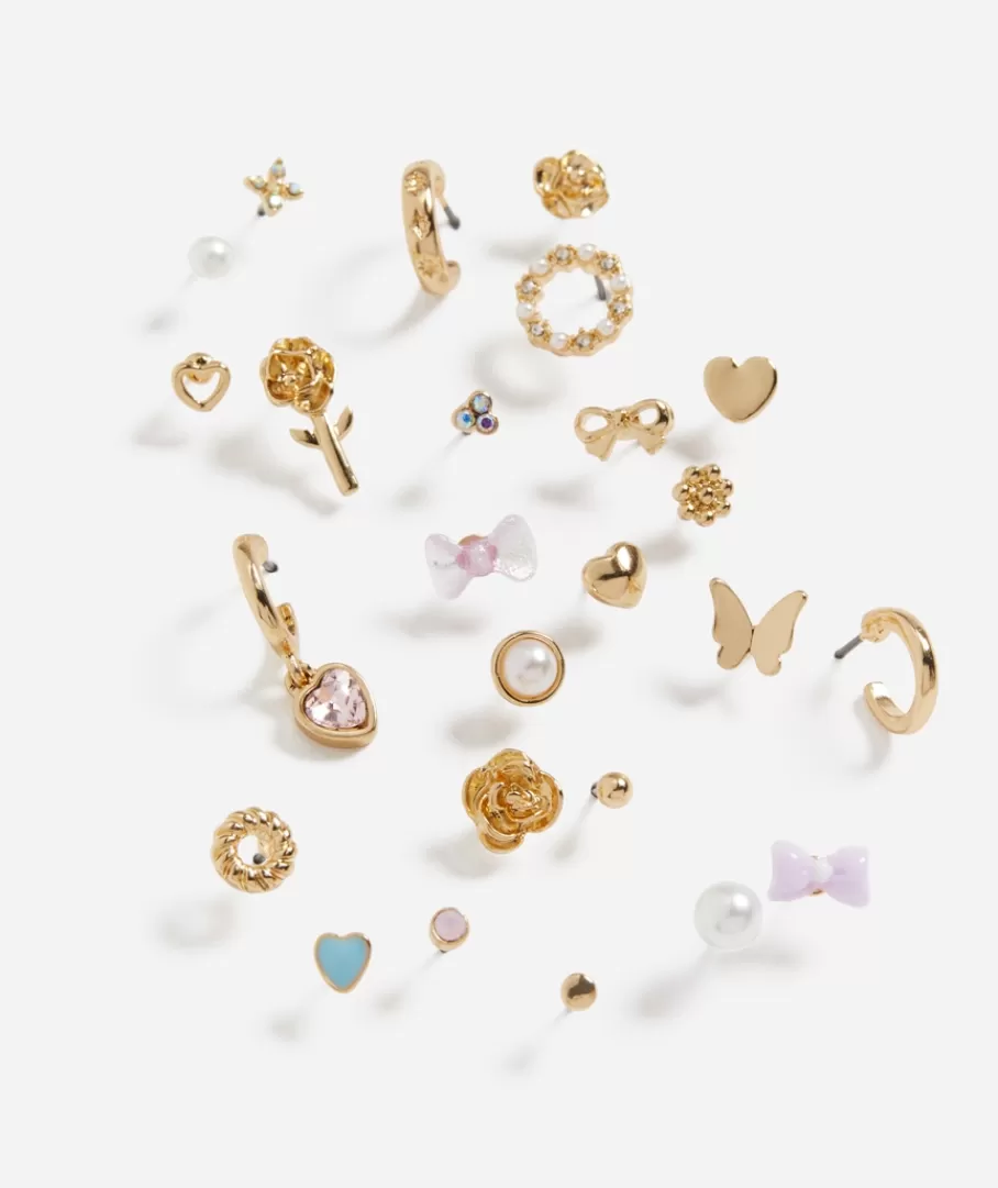 Sportsgirl Jewellery | Earrings< BOW AND PINK MEGA EARRING PACK