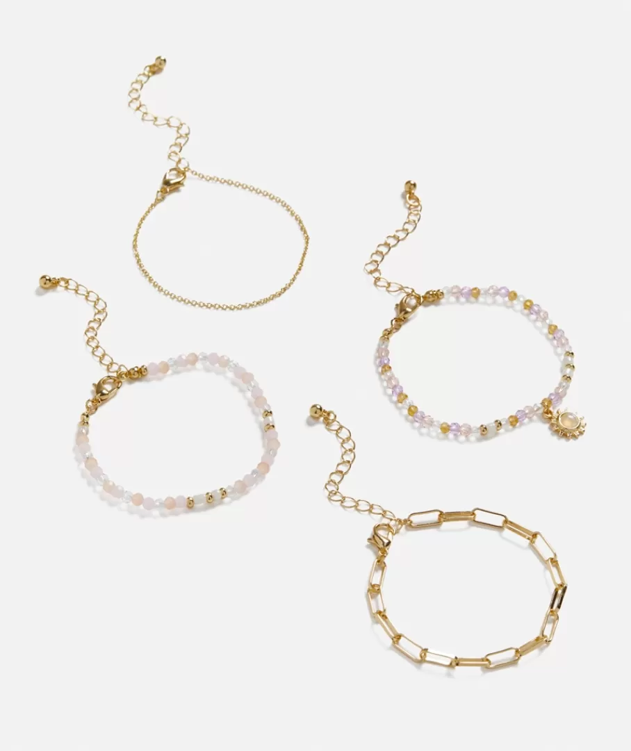 Sportsgirl Jewellery | Bracelets< CELESTIAL PASTEL BEADED BRACELET PACK