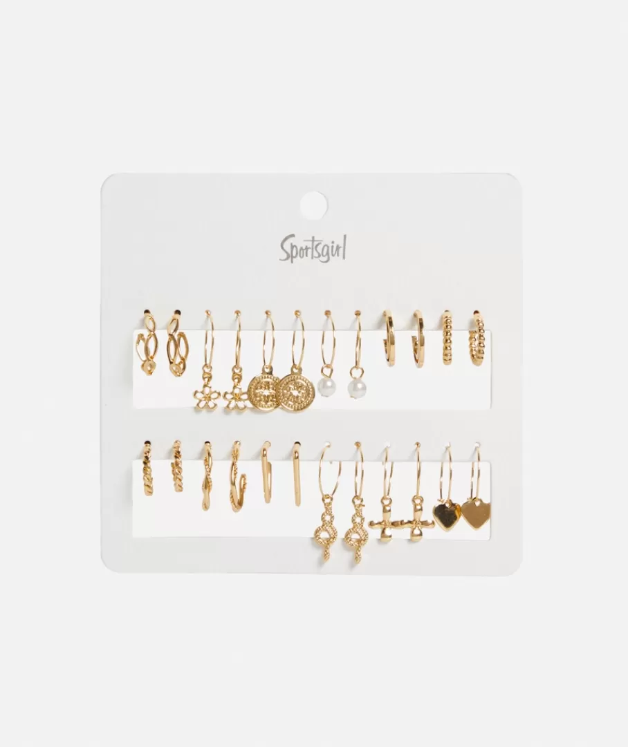 Sportsgirl Jewellery | Earrings< DAINTY CELESTIAL HOOP EARRING PACK