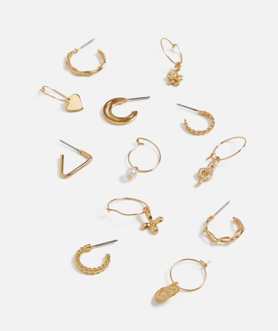 Sportsgirl Jewellery | Earrings< DAINTY CELESTIAL HOOP EARRING PACK