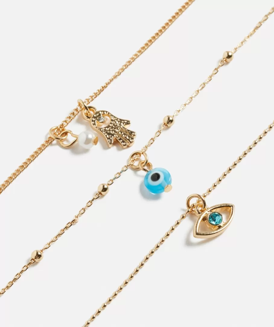 Sportsgirl Jewellery | Necklaces< EVIL EYE NECKLACE PACK