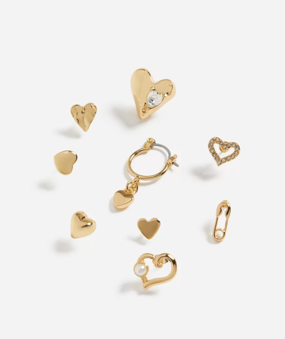 Sportsgirl Earrings< HEART EARRING PACK