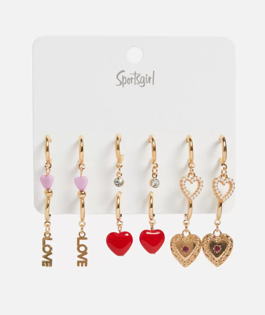 Sportsgirl Earrings | Jewellery Packs< JEWEL HEART EARRING PACK