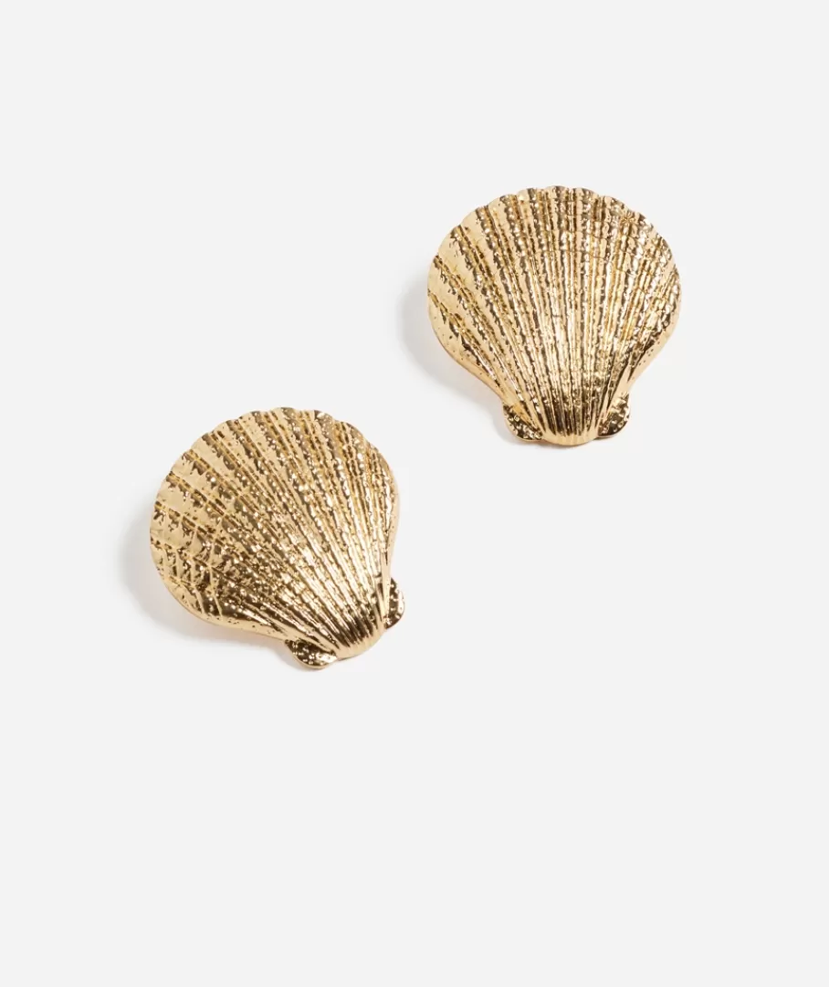 Sportsgirl Jewellery | Earrings< LARGE SHELL STUD EARRING