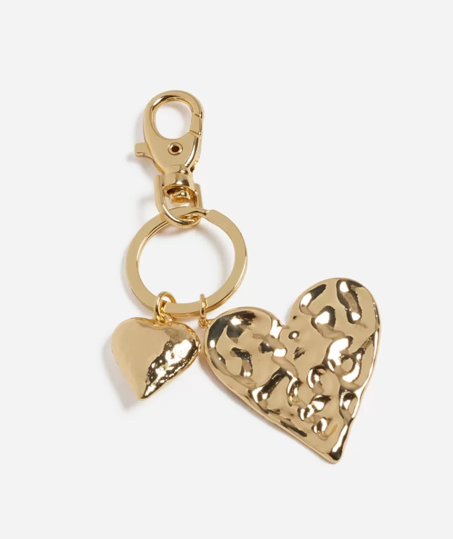 Sportsgirl Keyrings & Bag Charms< METAL HEART BAG CHARM