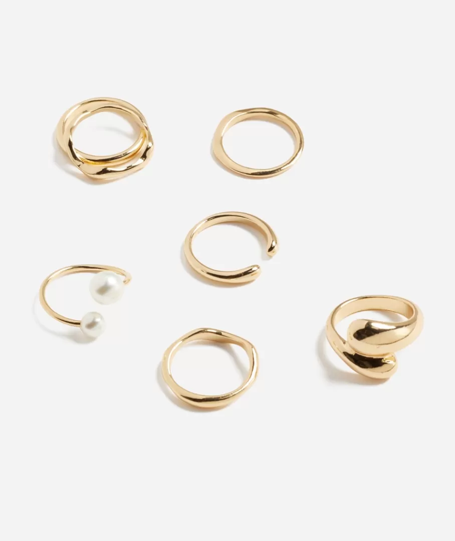 Sportsgirl Jewellery | Rings< PEARL RING PACK