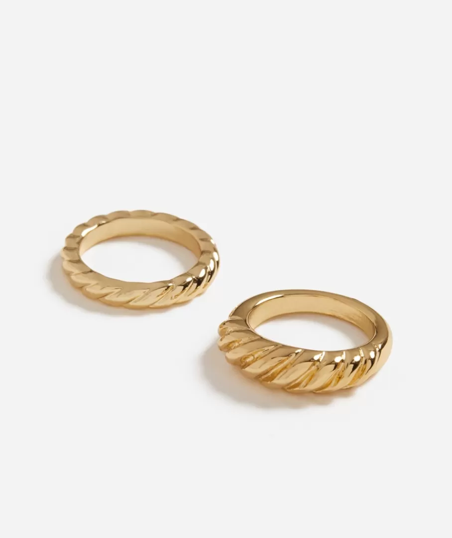 Sportsgirl Jewellery | Jewellery Packs< PLATED CROISSANT RING PACK