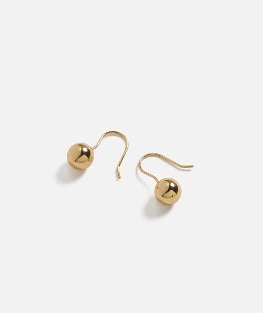 Sportsgirl Jewellery | Plated Jewellery< PLATED DROP BALL EARRING