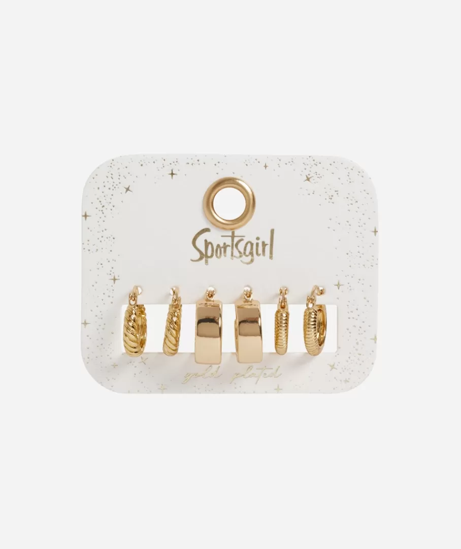 Sportsgirl Jewellery | Plated Jewellery< PLATED HOOP PACK