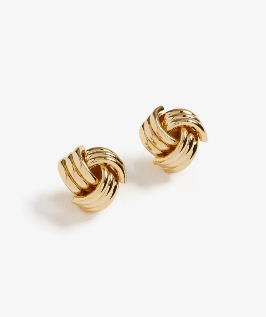 Sportsgirl Jewellery | Plated Jewellery< PLATED KNOT STUD EARRING