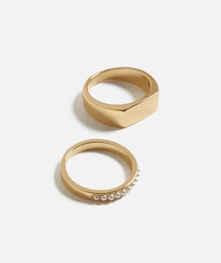 Sportsgirl Jewellery | Plated Jewellery< PLATED PEARL RING PACK