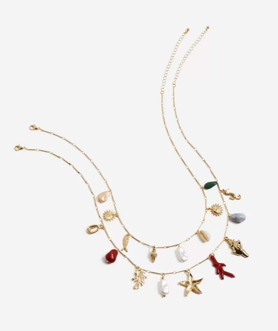 Sportsgirl Jewellery | Necklaces< SEA CHARMS CHUNKY NECKLACE