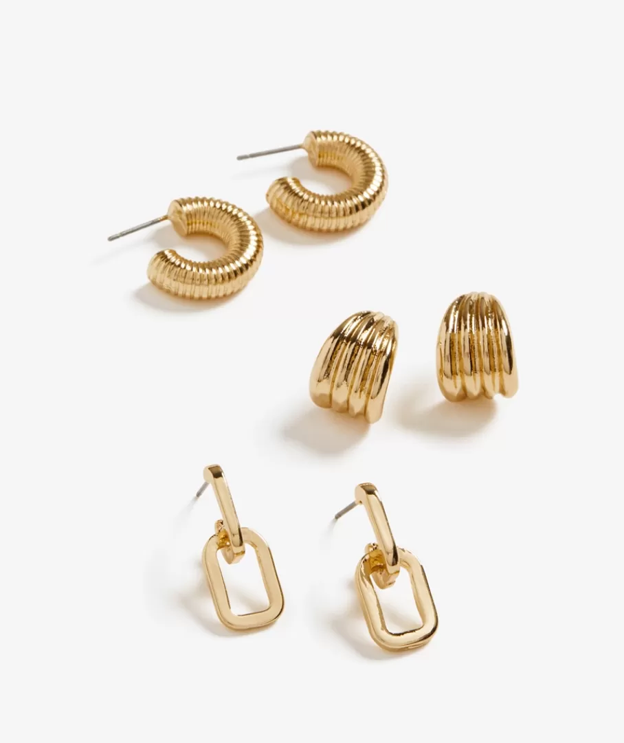 Sportsgirl Jewellery | Jewellery Packs< TEXTURED HOOP AND DROP PACK