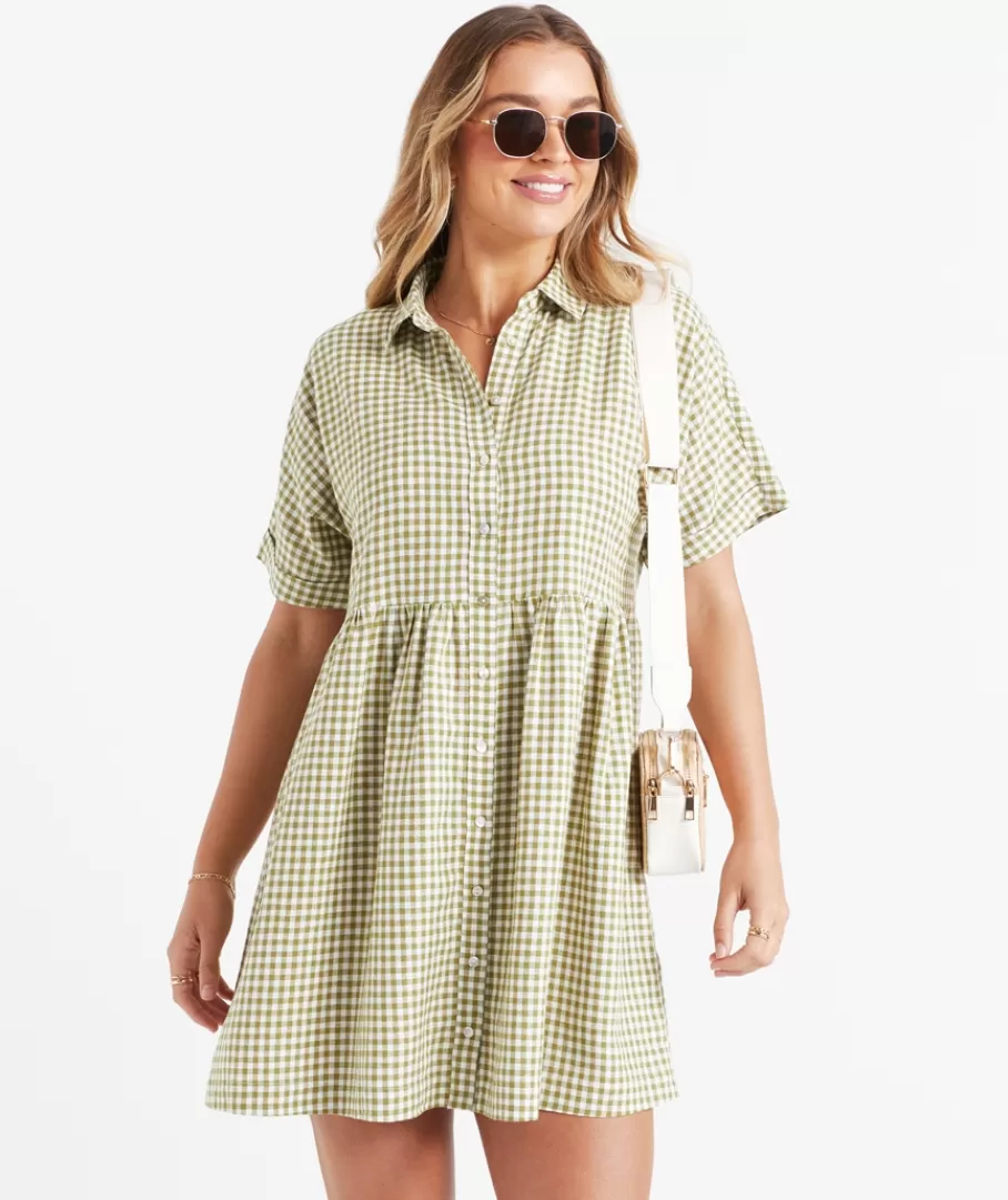 Sportsgirl Dresses | Linen<GRACIE SHIRT MINI DRESS