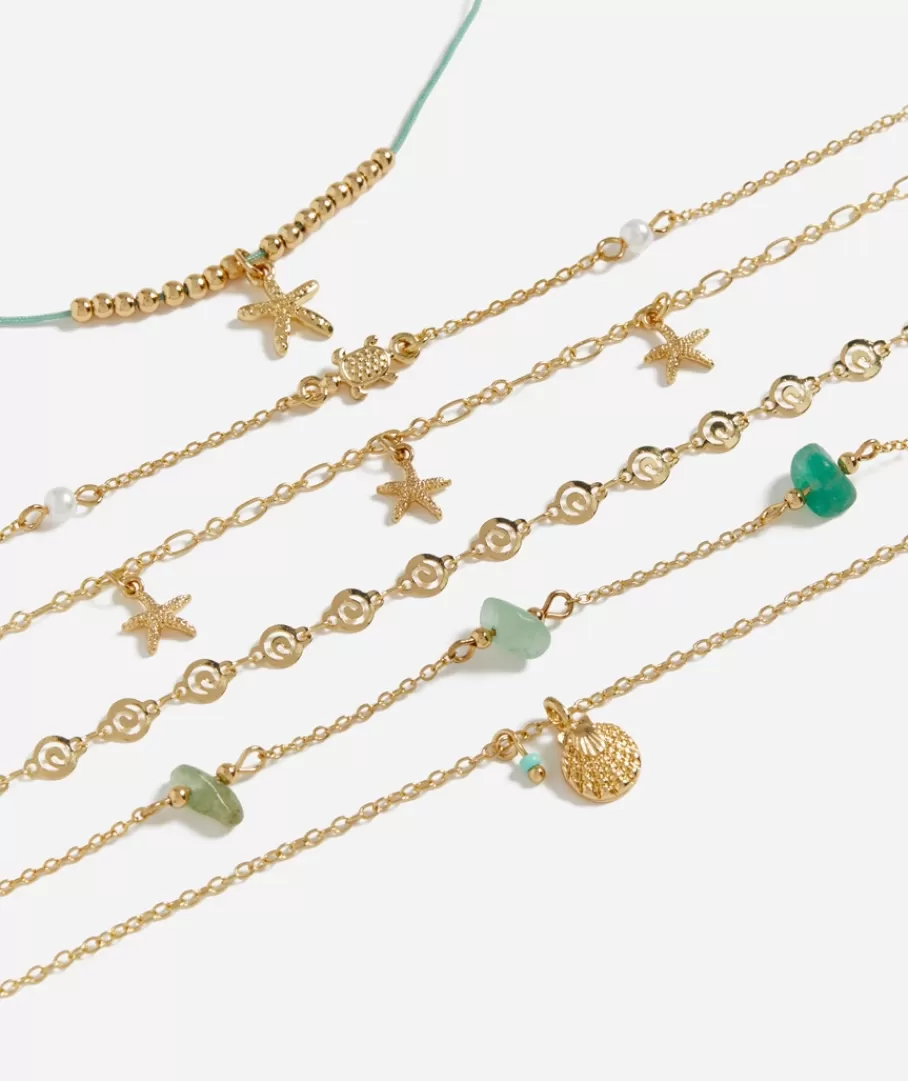 Sportsgirl Jewellery< BEADED ANKLET PACK