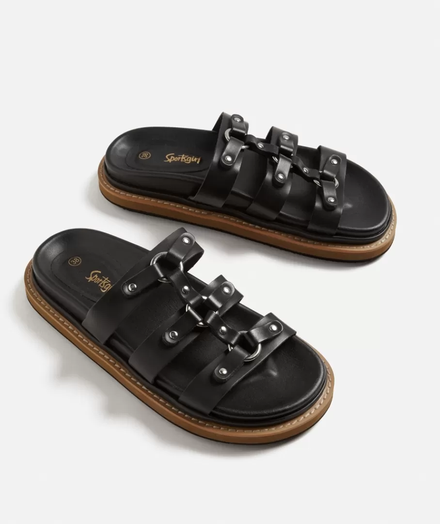 Sportsgirl Shoes | Slides & Sandals<HARVEY BUCKLE SLIDE -