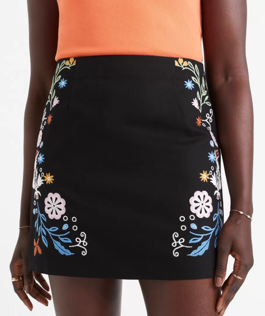 Sportsgirl Skirts | Mini Skirts<HAZEL EMBROIDERED MINI SKIRT