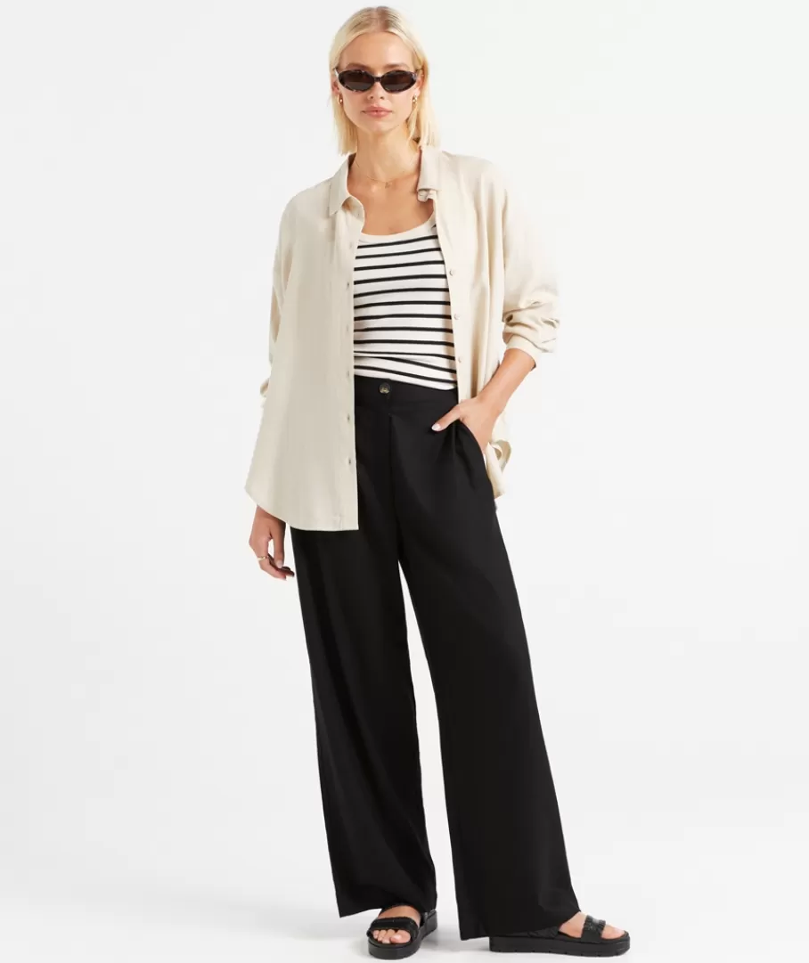 Sportsgirl Linen | Pants<HAZEL LINEN BLEND PANT