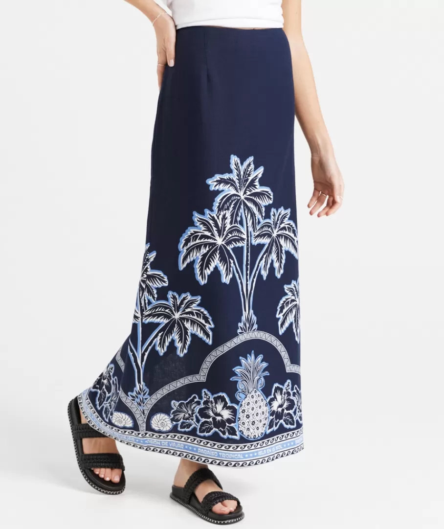 Sportsgirl Linen | Skirts<JEMIMAH COLUMN LINEN BLEND MAXI SKIRT