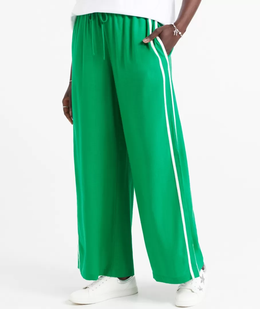 Sportsgirl Pants | Wide Leg Pants<KAI CONTRAST STRIPE PANT