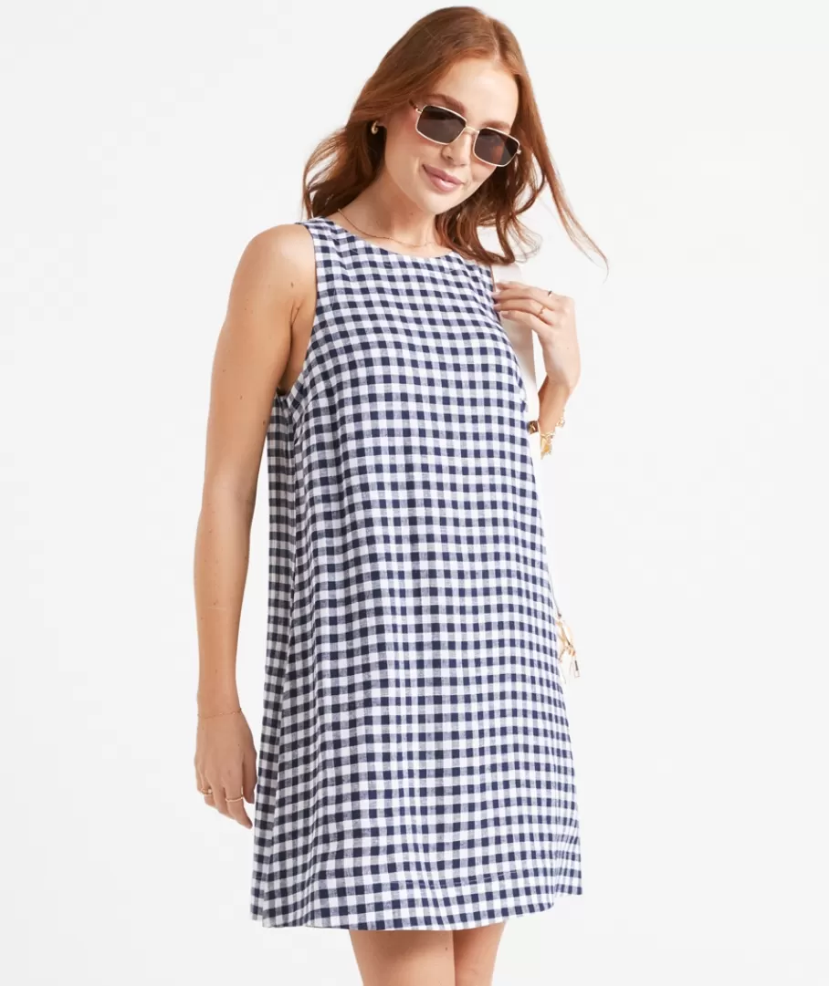 Sportsgirl Dresses | Linen<KERBIE RACER NECK MINI DRESS