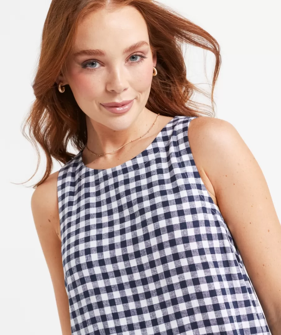 Sportsgirl Dresses | Linen<KERBIE RACER NECK MINI DRESS