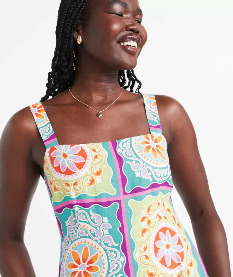 Sportsgirl Linen | Dresses<KIARA PRINTED MIDI DRESS