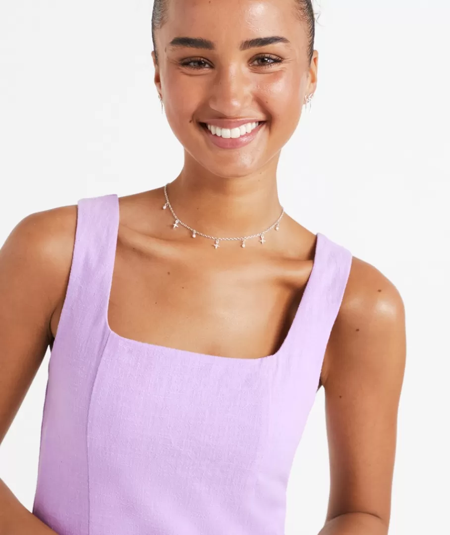 Sportsgirl Dresses | Mini Dresses<LARRISSA RAMIE SQURE NECK MINI DRESS